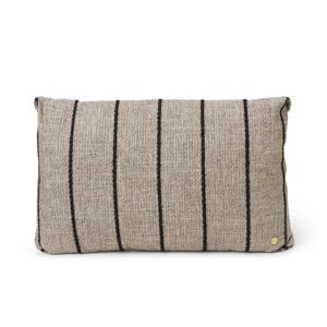 ferm LIVING - Clean Coussin Pasadena, 40 x 60 cm, sable / noir