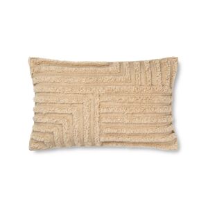 ferm LIVING - Crease Coussin en laine, 60 x 40 cm, light sand