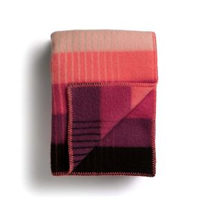Roros Tweed Røros Tweed - Åsmund Gradient Couverture en laine 200 x 135 cm, rose / vert