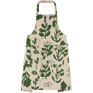 Marimekko - Pienet Elokuun Varjot Tablier, vert / lin