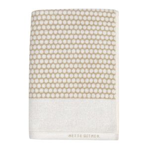 Mette Ditmer - Grid Drap de bain 70 x 140 cm, sable / off-white