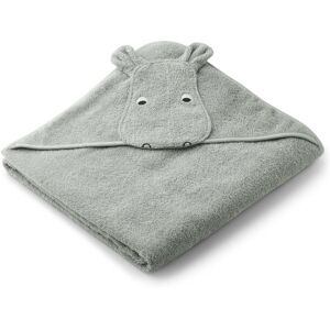 LIEWOOD A/S LIEWOOD - Augusta Serviette junior avec capuche, Hippo, dove blue