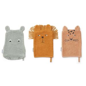 LIEWOOD A/S LIEWOOD - Sylvester Gant de toilette, Safari (set de 3)