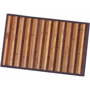 Emmevi Mv S.p.a. - Tapis en Bois de Bambou Cuisine Salle de Bain Chambre Anti-dérapant Petit Déjeuner Napperon Marron - 50x235 cm - Publicité