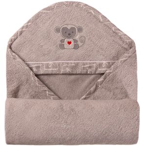 Babymatex Bamboo serviette avec capuche Grey 100x100 cm