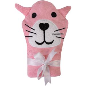 Babymatex Jimmy Pink Panter serviette avec capuche 80x80 cm