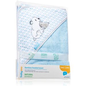 BabyOno Towel Bamboo serviette avec capuche en bambou Blue 100x100 cm - Publicité