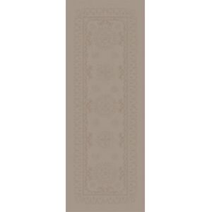 Chemin de table antitache déperlant pur coton brun 54X230 Garnier Thiebaut - Publicité