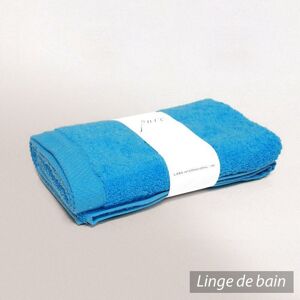 Linnea Drap De Douche 70x180 Cm Pure Bleu Océan 550 G/M2 - Publicité