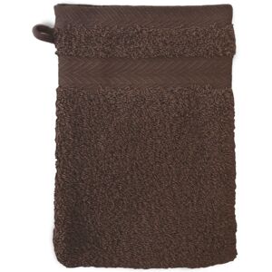 Linnea Gant De Toilette 16x21 Cm Royal Cresent Chocolat 650 G/M2 - Publicité