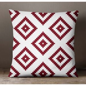 Housse De Coussin Décoratif De Ikat Print Indien Canapé Oreiller Affaire Home S4sassy, Marron - Publicité