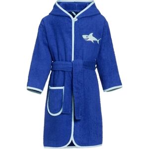 Playshoes Peignoir de bain enfant eponge requin bleu