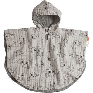 Done by Deer™ Poncho de bain enfant gris 50 cm