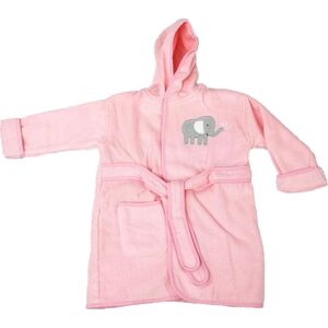 HÜTTE & CO Peignoir de bain enfant rose