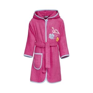 Playshoes Peignoir de bain enfant éponge flamant rose