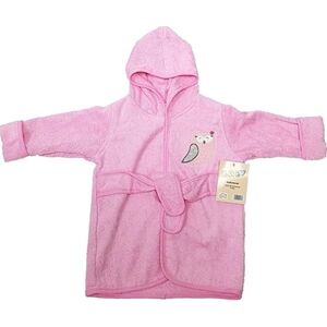 HÜTTE & CO Peignoir de bain enfant rose