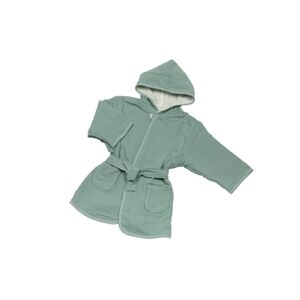 BeBes Collection Peignoir de bain enfant mousseline vert 92/98