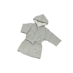 BeBes Collection Peignoir de bain enfant gris 92/98