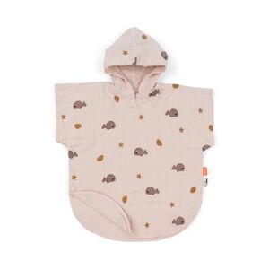 Done by Deer™ Poncho de bain enfant Wally rose 60 cm