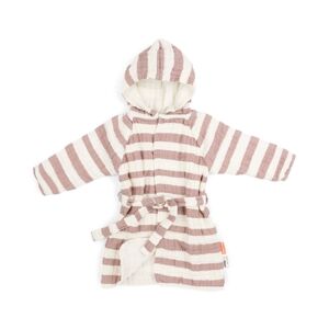 Done by Deer™ Peignoir de bain enfant Stripes rose 60 cm