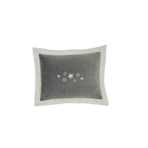 BeBes Collection Coussin decoratif etoiles gris 30x40 cm