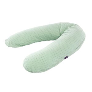 Träumeland Coussin d'allaitement Twister vert 190 cm