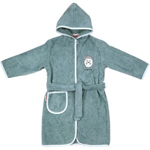 WÖRNER SÜDFROTTIER Peignoir de bain enfant hérisson bleu