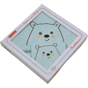 WÖRNER SÜDFROTTIER Coffret cadeau cape de bain enfant et gant ours polaire...