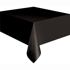 Unique Party Nappe en Plastique Noir, 274,3 x 137,2 cm - Publicité