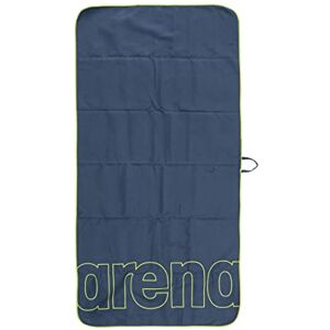 Arena Mixte Serviette en Microfibre Arena Smart plus SMART PLUS GYM TOWEL, Navy-lime, Taille unique EU - Publicité