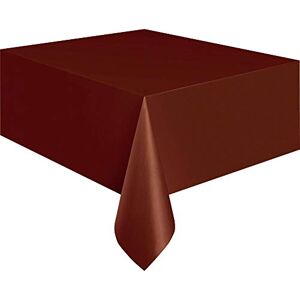 Unique Party 5076 Nappe en Plastique Marron 2,74 m x 1,37 m - Publicité