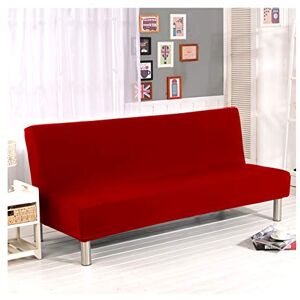 Cornasee Housse de Clic Clac élastique Canapé 3 Places,Salon Couverture de Couleur Solide,Rouge - Publicité