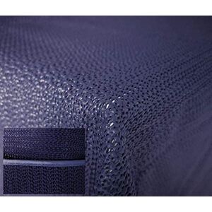 Tischdecken ABWASCHBAR Nappe de jardin avec ourlet 130 x 220 cm Lavable Pour jardin, balcon, terrasse Résistante aux intempéries Bleue - Publicité