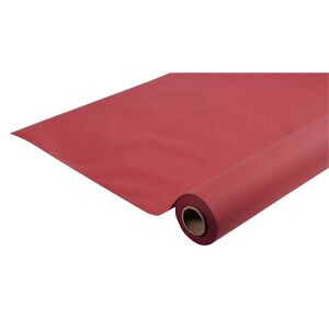 Nappe en rouleau papier non tissé Airlaid - 50x1,20m - Bordeaux Ivoire