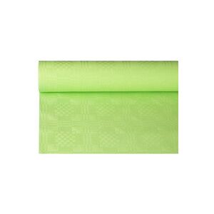 Papstar Nappe damassée, (l)1,2x(L)8 m, vert citron - Lot de 3