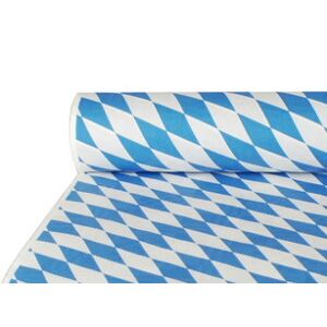 Papstar Nappe damassée, (l) 1,0 x (L)50 m, 'bleu bavarois'