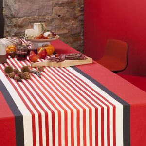 Maison Jean-Vier Nappe coton Rouge 180x350 cm Rouge 350x1x180cm