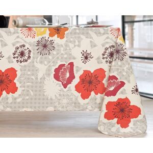 Nydel Nappe en coton enduit PVC multicolore 160x300 cm