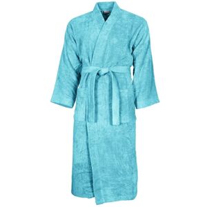 Sensei Maison Peignoir col kimono en coton Bleu Turquoise S