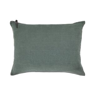 Lo de Manuela Coussin Lin pur lave Vert anglais 40x60 Vert 60x40cm