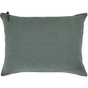 Lo de Manuela Coussin Lin pur lave Vert anglais 40x60