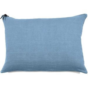 Lo de Manuela L'ESSENTIEL - Coussin Lin pur lave Turquoise 40x60