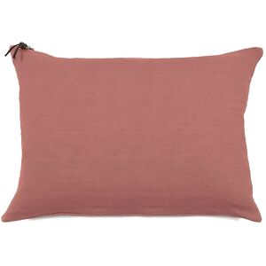 Lo de Manuela L'ESSENTIEL - Coussin Lin pur lave Rose fonce 40x60