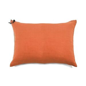 Lo de Manuela L'ESSENTIEL - Coussin Lin pur lave Orange 40x60