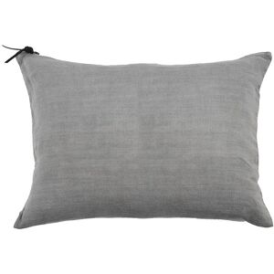 Lo de Manuela L'ESSENTIEL - Coussin Lin pur lave Gris 40x60