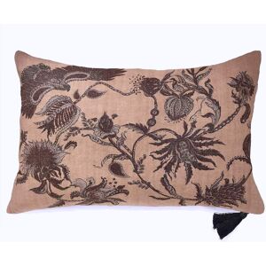 Lo de Manuela Coussin en lin pur lave Harris Sable 50x70