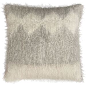 Malagoon Coussin de sol 100% laine losange gris 90x90 Gris 90x25x90cm