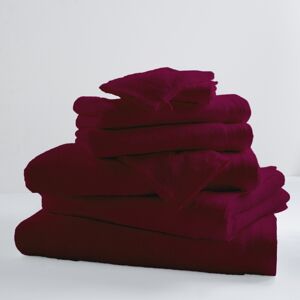 Home Bain Drap de bain uni et colore coton raisin 150x100