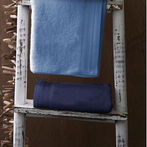 Home Bain Drap de bain uni et colore coton lavande 150x100