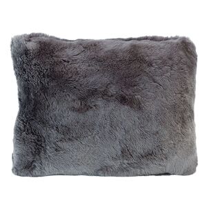 Now s Home Coussin en rex rabbit gris 30x40cm Gris 40x5x30cm